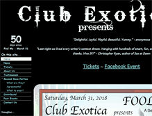 Tablet Screenshot of clubexoticapresents.com